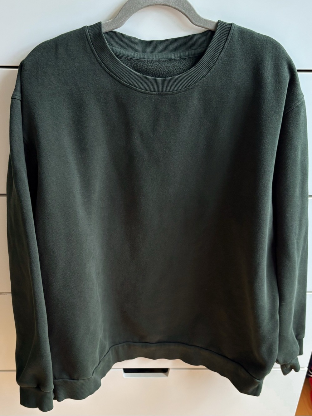 Men's Lululemon Steady State Crewneck Sweater - Legacy Green